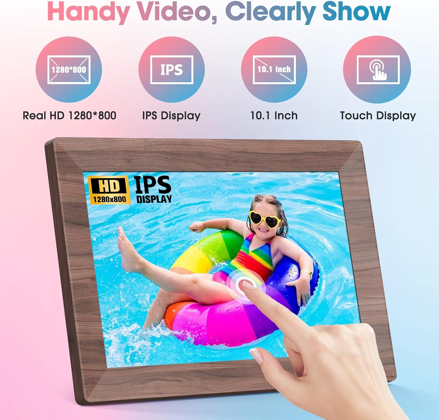10.1'' Touchscreen Photo Frame